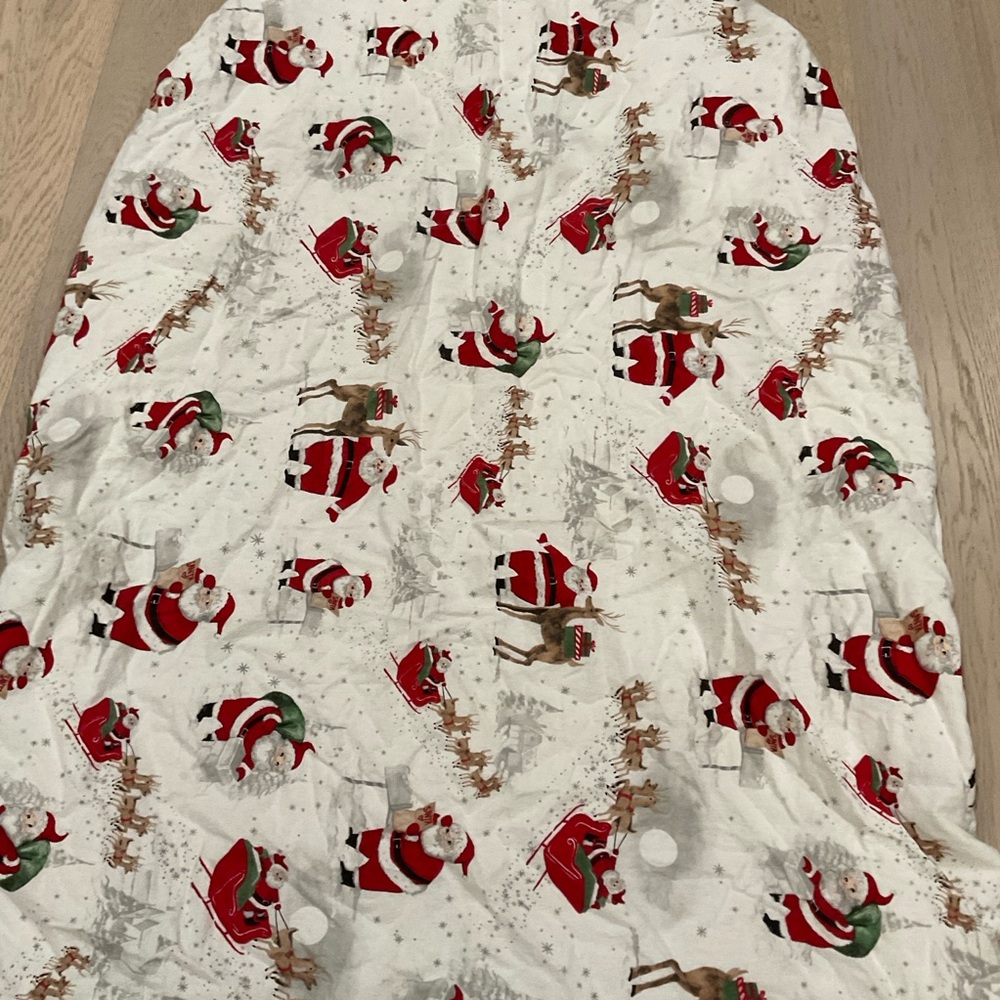 Pottery Barn Kids Fitted Christmas Crib Sheet and Santa duvet cover - Picture 6 of 6